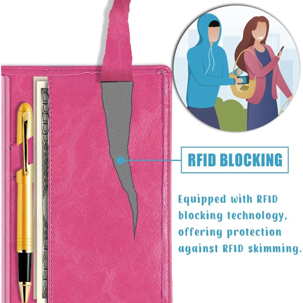 Checkbook Cover For Duplicate Checks With Pen Hol… - image 6